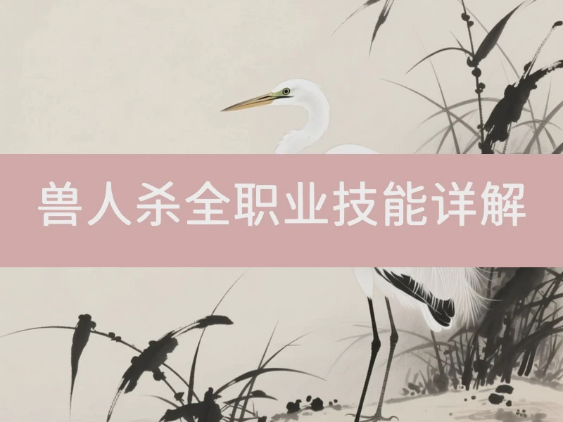 兽人杀全职业技能详解