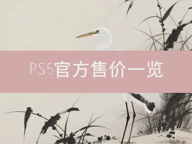 PS5官方售价一览