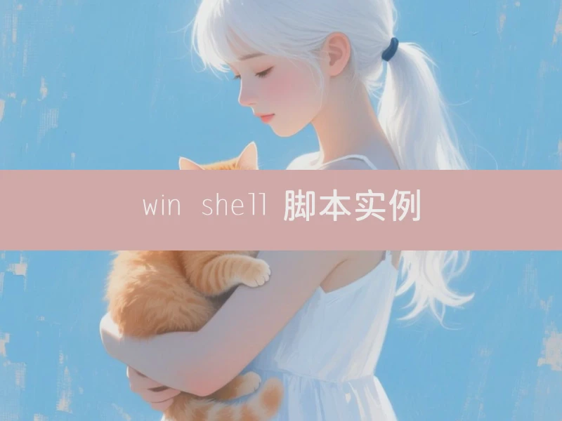 win shell 脚本实例