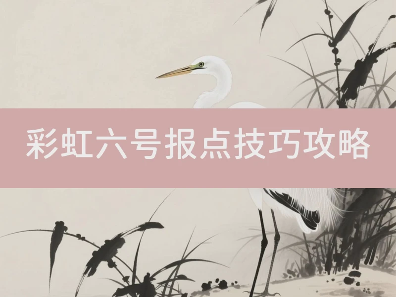 彩虹六号报点技巧攻略