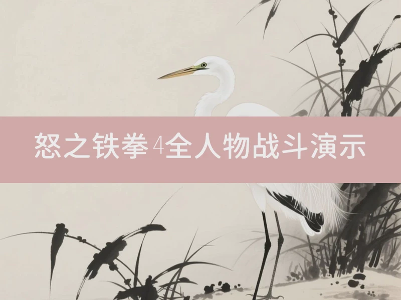 怒之铁拳4全人物战斗演示