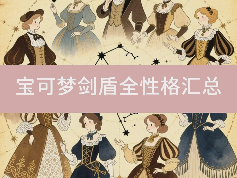 宝可梦剑盾全性格汇总