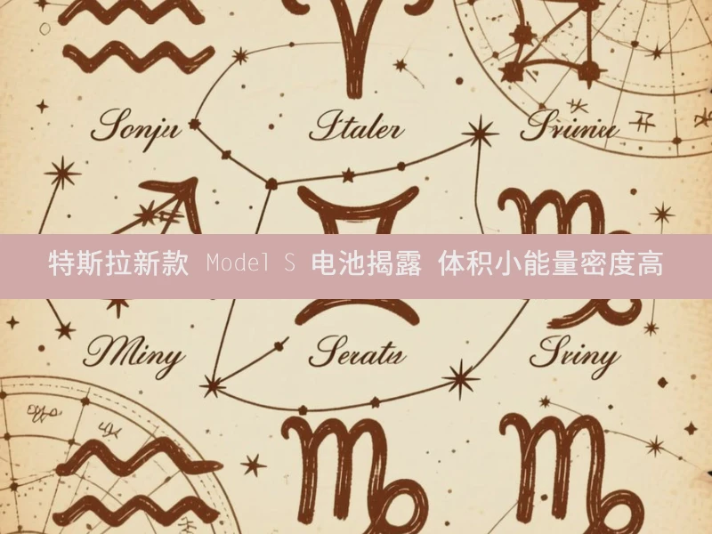 特斯拉新款 Model S 电池揭露 体积小能量密度高