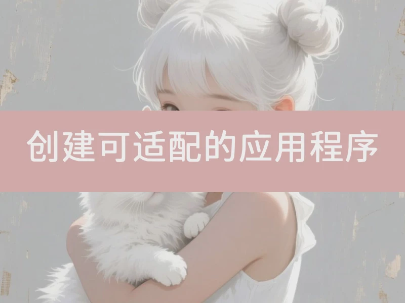 创建可适配的应用程序