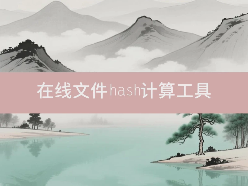 在线文件hash计算工具