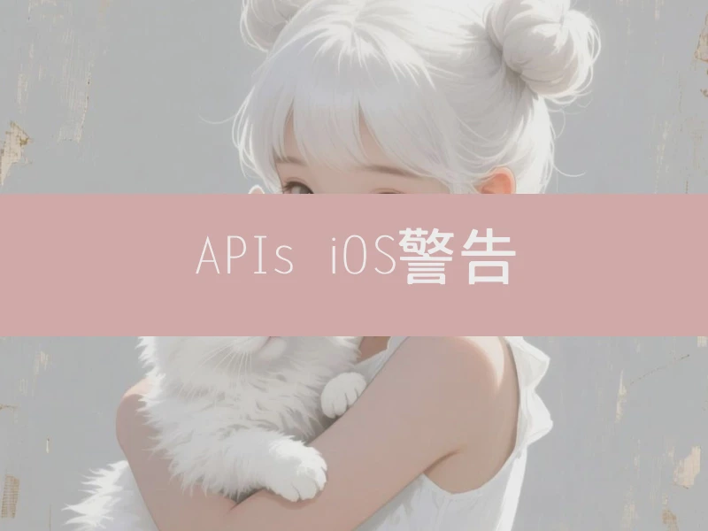 APIs iOS警告