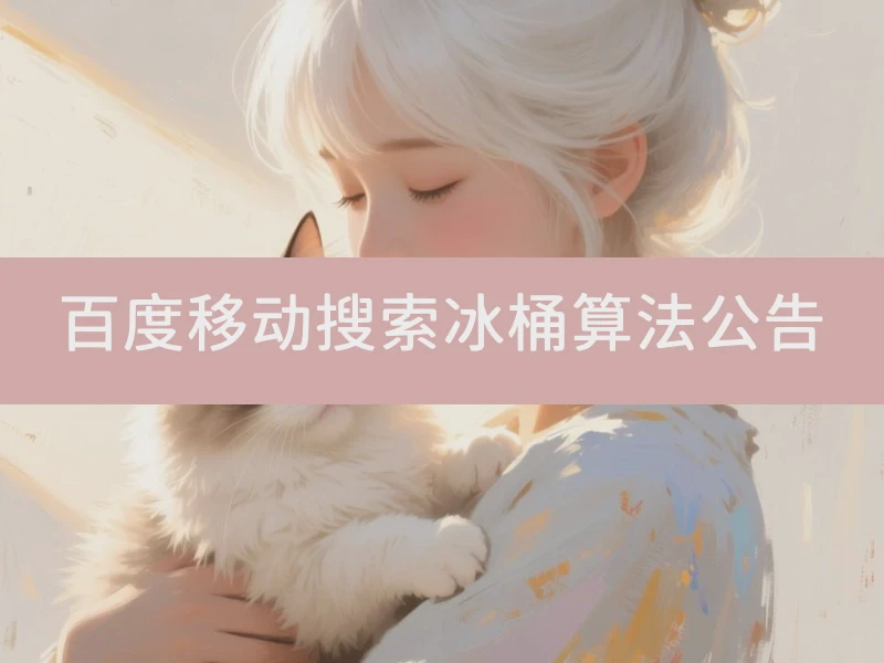 百度移动搜索冰桶算法公告