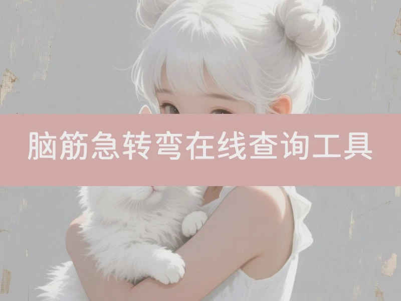 脑筋急转弯在线查询工具