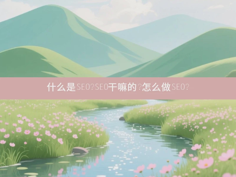 什么是SEO？SEO干嘛的？怎么做SEO？