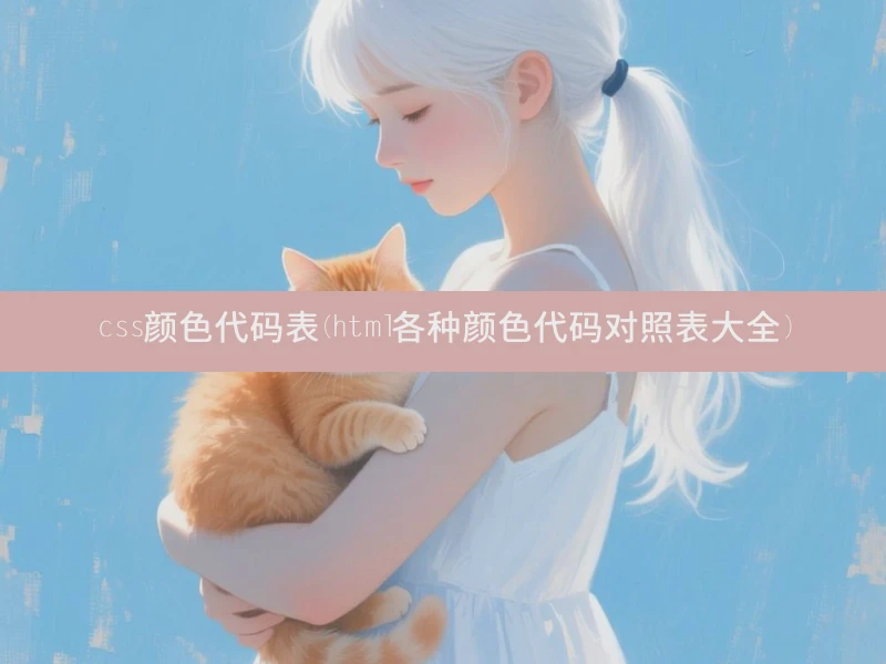 css颜色代码表(html各种颜色代码对照表大全)