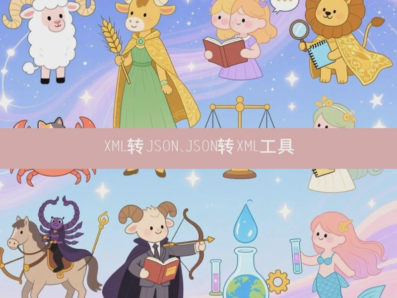 XML转JSON、JSON转XML工具