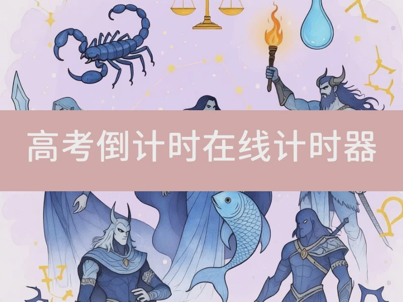 高考倒计时在线计时器