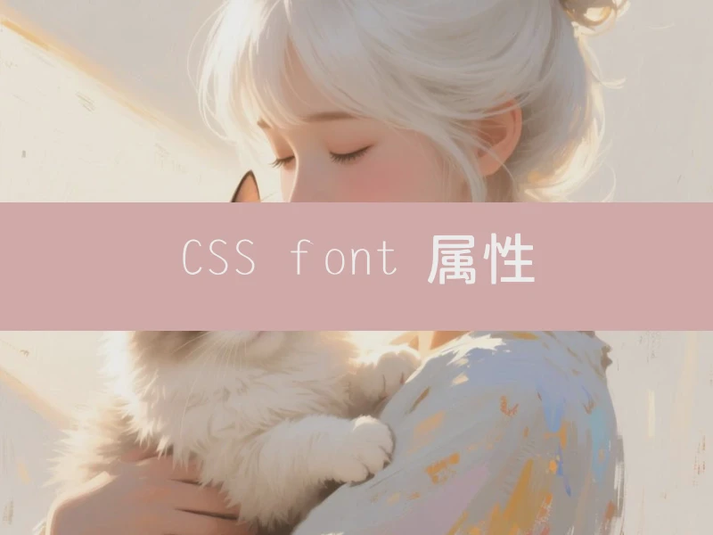 CSS font 属性