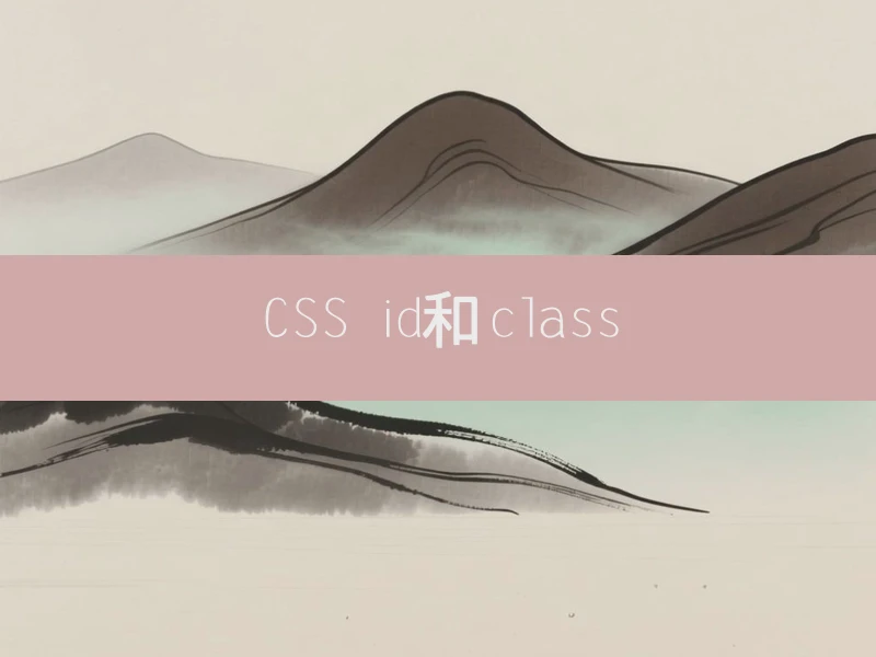 CSS id和class