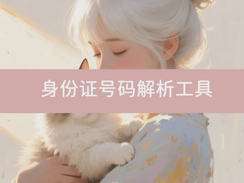 🆔 身份证号码解析工具