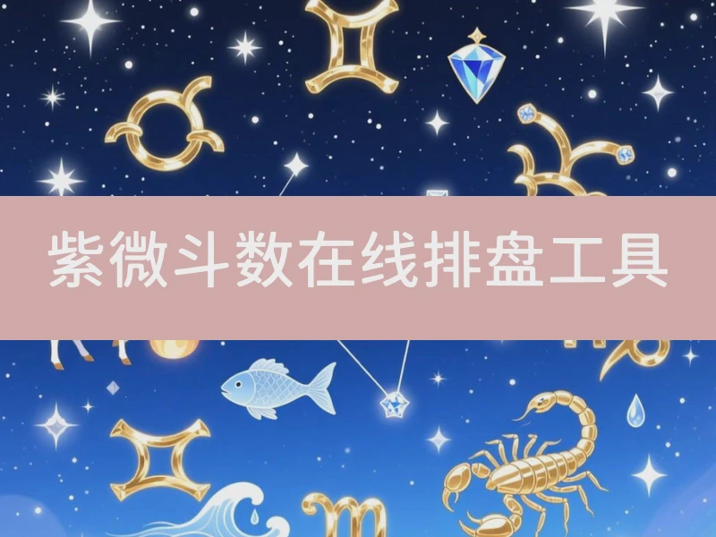 紫微斗数在线排盘工具