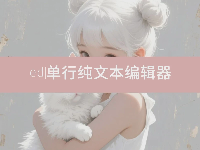 ed|单行纯文本编辑器