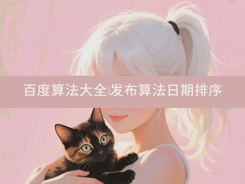 百度算法大全|发布算法日期排序