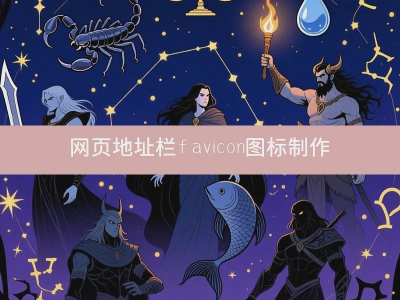 网页地址栏favicon图标制作