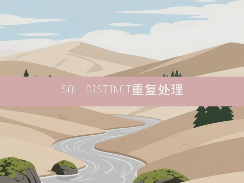 SQL DISTINCT重复处理