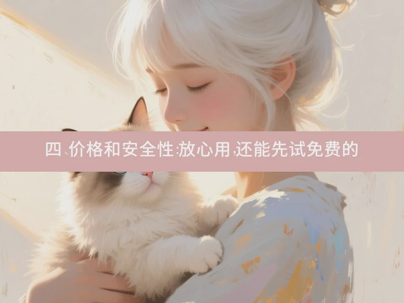 四、价格和安全性：放心用，还能先试免费的