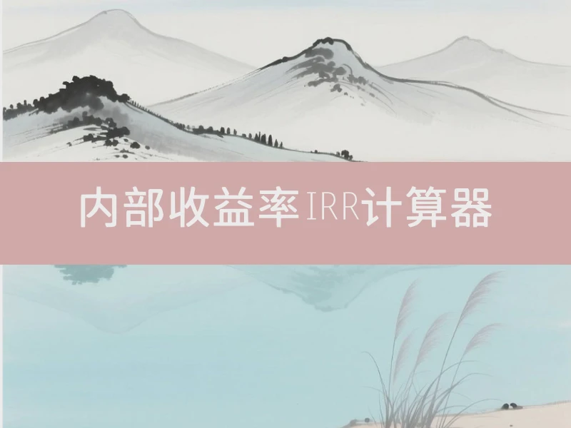 内部收益率IRR计算器