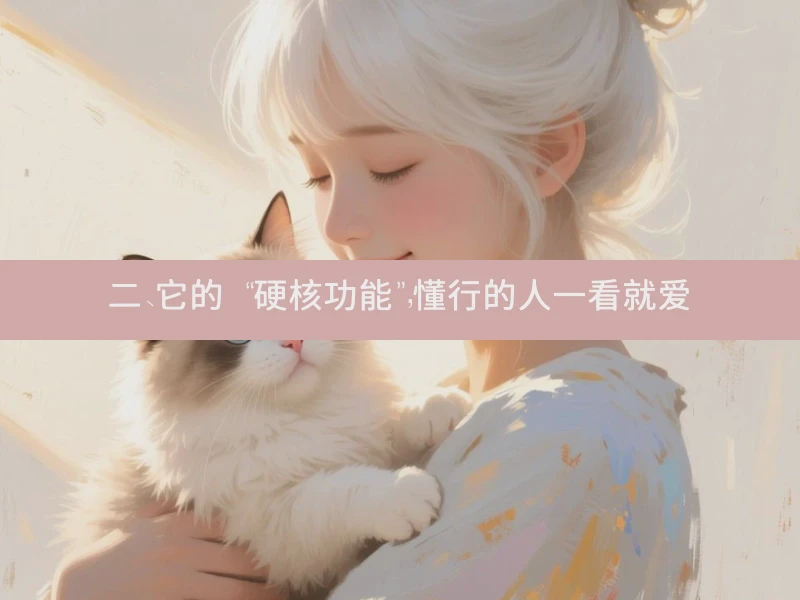 二、它的 “硬核功能”，懂行的人一看就爱