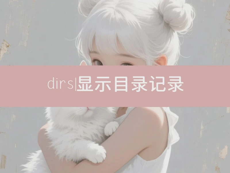 dirs|显示目录记录