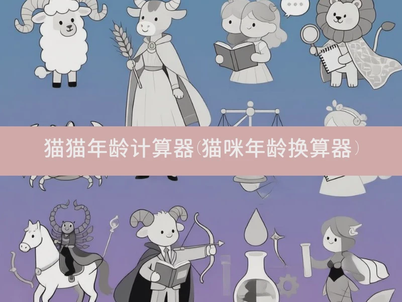 猫猫年龄计算器(猫咪年龄换算器)