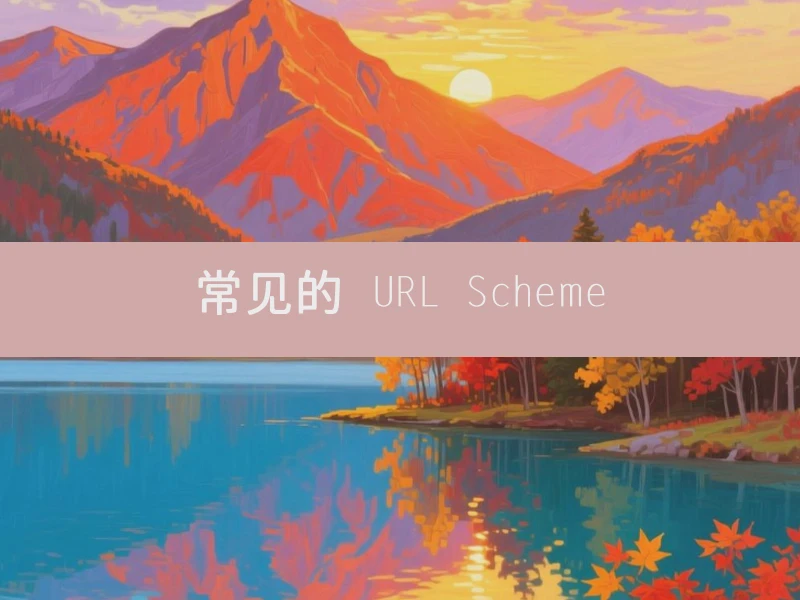 常见的 URL Scheme
