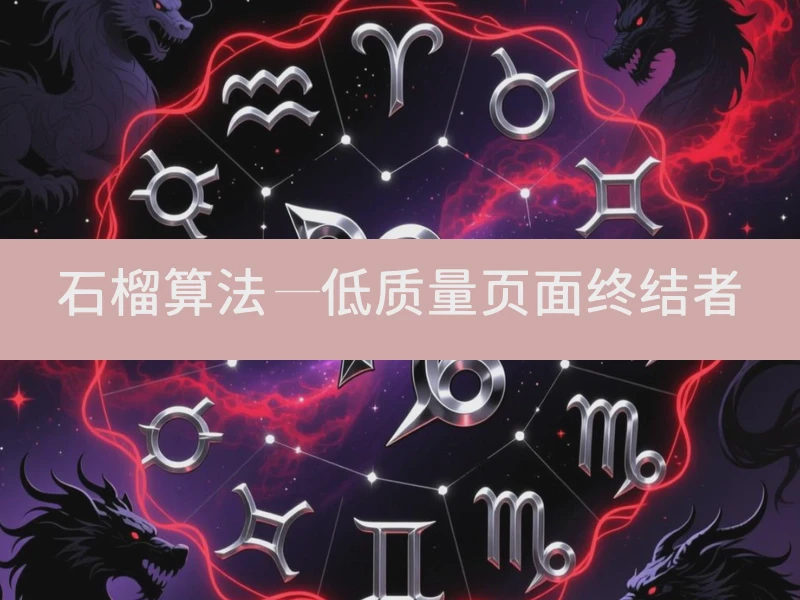 石榴算法—低质量页面终结者